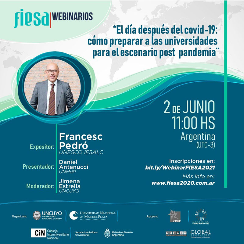 FIESA 2020 WEBINAR EL DÍA DESPUÉS DEL COVID-19